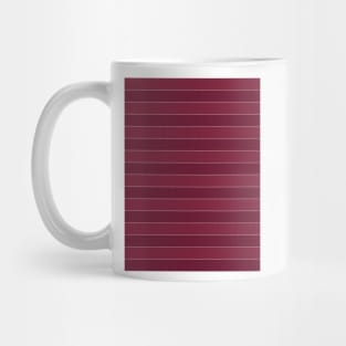 West Ham Home 1985 Retro Claret Hoops Mug